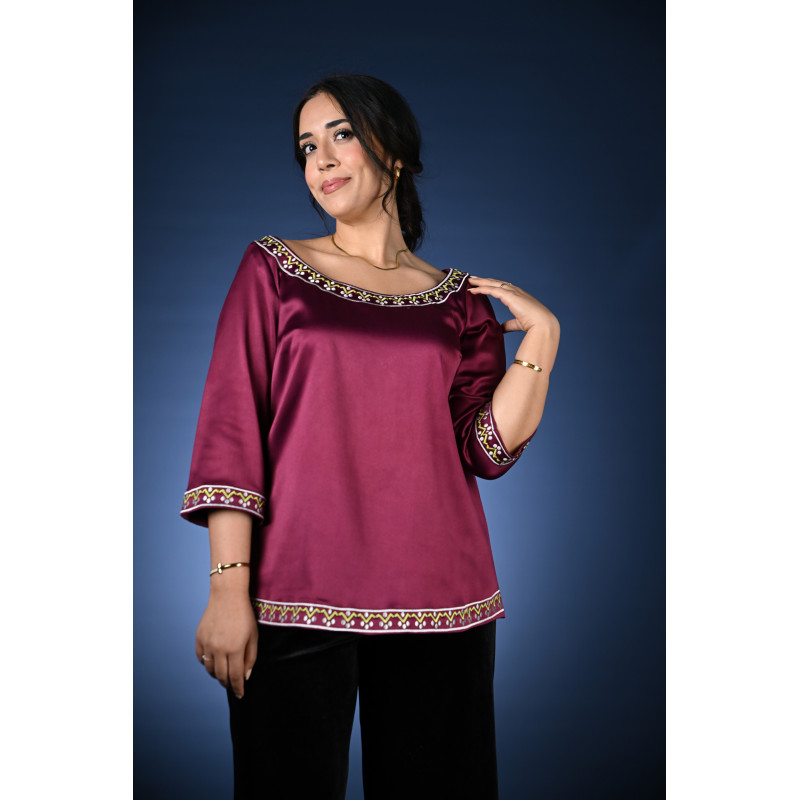 Tazawit - Haut avec broderie Tazawit - Haut avec broderie