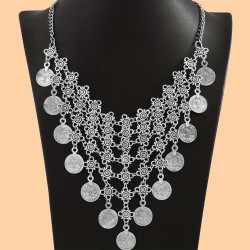 Collier berbère argenté