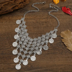 Collier berbère argenté